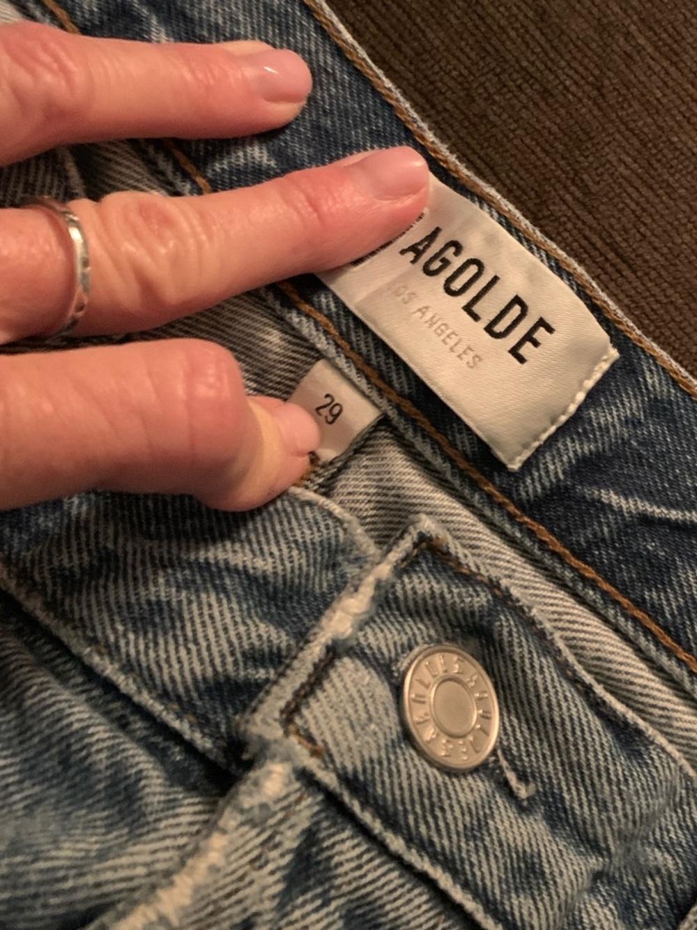 AGOLDE FRAN LOW SLUNG STRAIGHT CUFFED JEANS - Picture 9 of 11